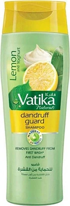 Шампунь Защита от перхоти Ватика Dandruff Guard (Lemon and Yoghurt) Vatika 200 мл.