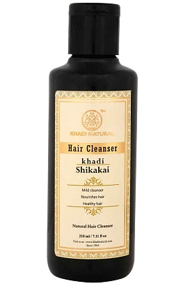Шампунь Шикакай Кхади оживляющий для всех типов волос Shikakai Hair Cleanser Khadi 210 мл.