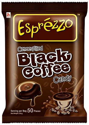 Леденцы с кофейной начинкой Black Coffee Candy Esprezzo 150 гр.
