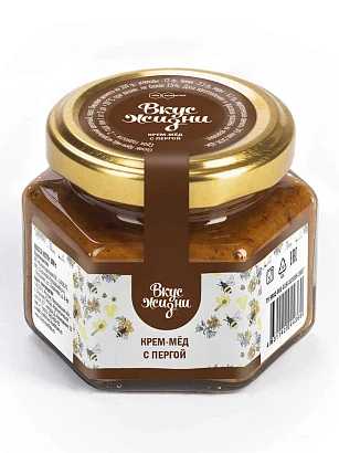Крем-мёд с пергой Вкус Жизни 150 гр