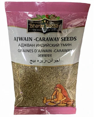 Аджван семена (индийский тмин) Ajwain-Caraway Seeds Bharat Bazaar 100 гр. 