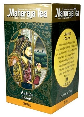 Чай чёрный листовой Assam Dikom Maharaja Tea 200 гр.