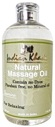 Масло массажное Жасмин Кхади Jasmine Massage Oil Indian Khadi 200 мл.